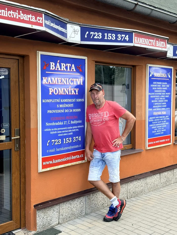 Vzorková prodejna Kamenictví Bárta, Novohradská 27, České Budějovice